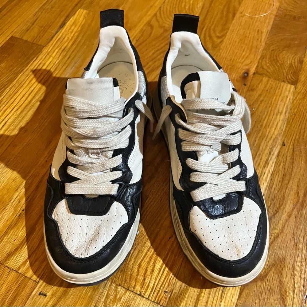 Stylish Black and White Sneakers